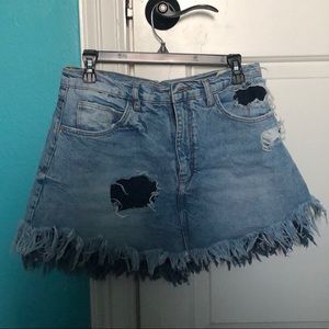 Zara Denim Skort!